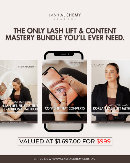 ONLINE COURSE - The Complete Lash Lift Mastery Collection (Traditional & Korean Method)