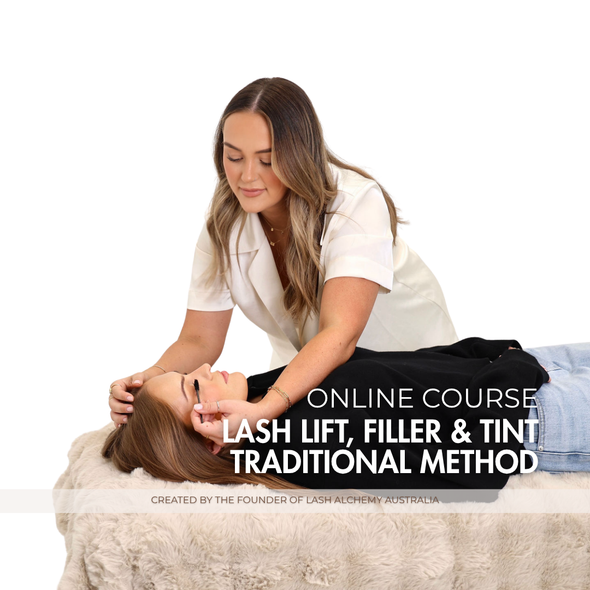 Lash Lift, Filler & Tint Mastery [Traditional Method]